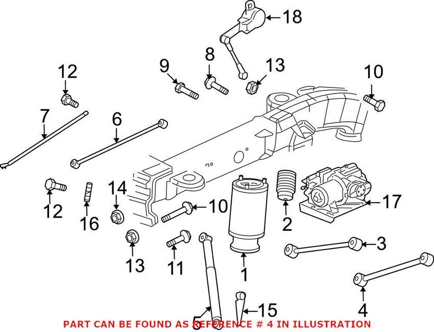 SAAB Control Arm - Rear Lower 15098154